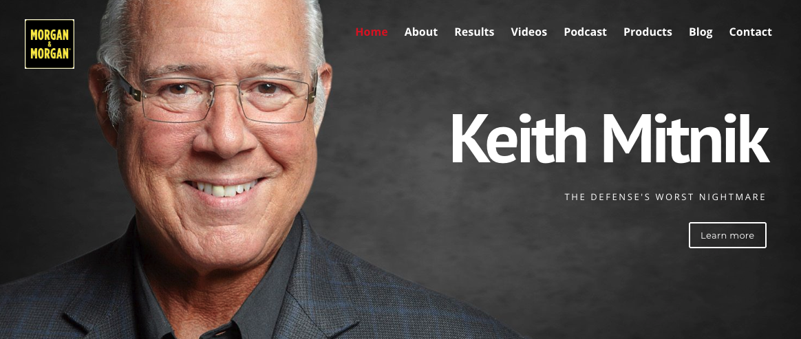 Keith Mitnik Microsite